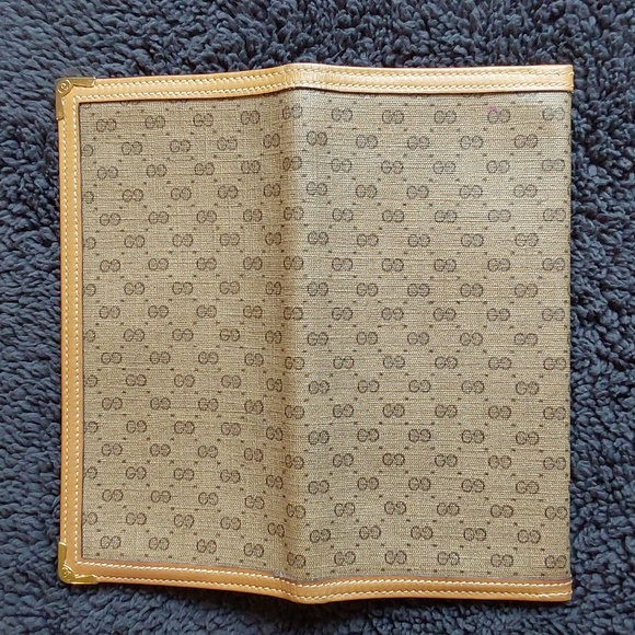 VINTAGE GUCCI GG AUTHENTIC CONTINENTAL WALLET / CHECKBOOK COVER🫶 - Picture 3 of 6